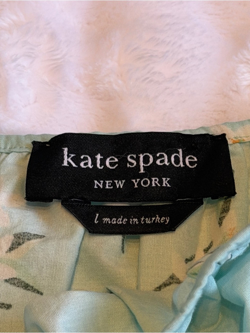 Kate Spade Women’s Orange Blossom Toss Square Neck Top Size Large - Picture 6 of 12
